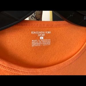 Jones New York Long Sleeve Orange top
